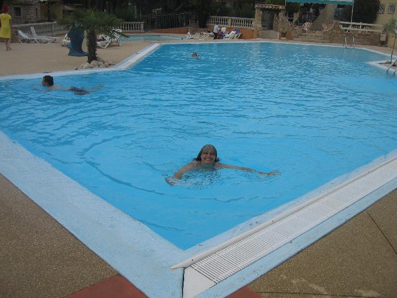 Pool auf dem Campingplatz Ardechois